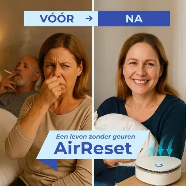 AirReset™ | Verwijdert rook-, huisdier- en kookgeuren in één druk op de knop. Forivita.nl