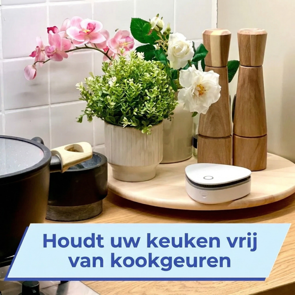AirReset™ | Verwijdert rook-, huisdier- en kookgeuren in één druk op de knop.